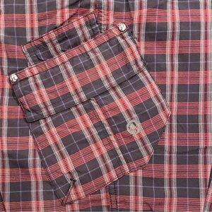 Lululemon Mens Activewear Plaid Golf Shorts Size 34